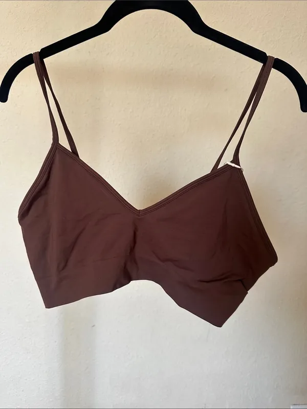 SKIMS Soft Smoothing Seamless Bralette Cocoa Brown BR-BRA-0183 Womens‎ Size 2X - Image 3