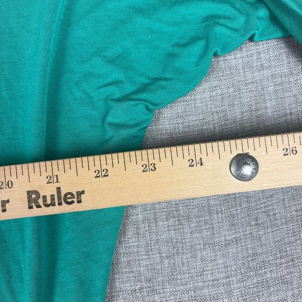 Lauren Ralph Lauren Tunic T-Shirt Womens M Green Dolman Sleeve Jersey Stretch - Image 4