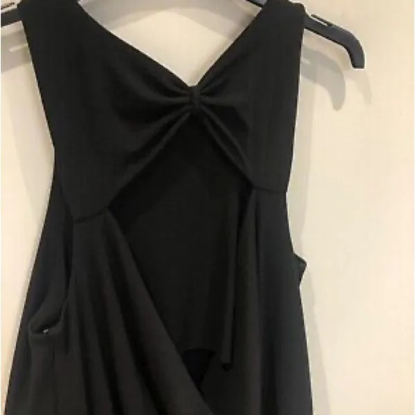 Zara Black Sleeveless Dress - Image 3