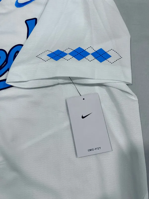 Nike Dri-Fit NC Tarheels Replica Full Button Baseball Jersey XL New - Image 9