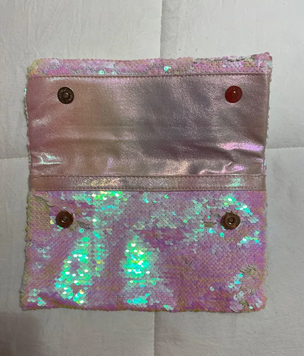 Pink Sequin Purse - Image 3