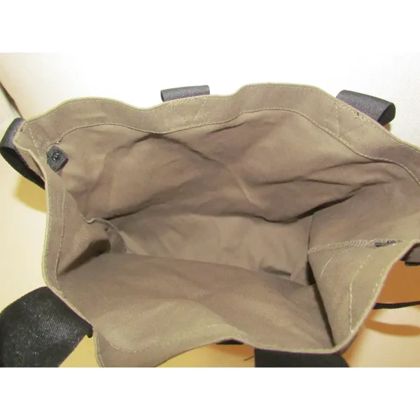 NWT Pink Victoria's Secret Canvas Tote Bag OS Olive Green Logo‎ Shoulder Bag - Image 5