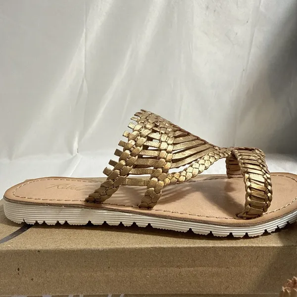 Rebel Sugar RB Baily Sandals Bronz Shoes Womens 6.5M - Image 3