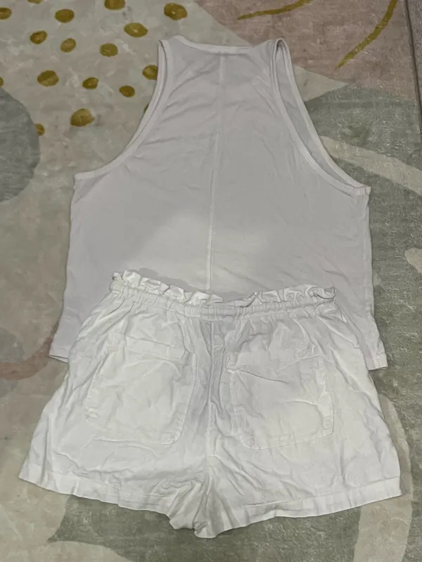 Universal Threads Size S White Loungewear Set - Image 2
