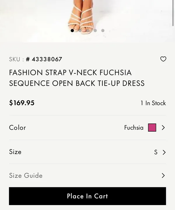 Fushia Formal/Prom Dress Pink - Image 4