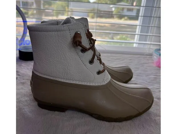 Sperry Women's Saltwater Core Leather Rain Boots Multicolor Size 8 - Image 10