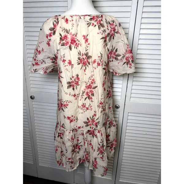 Abercrombie & Fitch Floaty Floral Trapeze Mini Dress Sz Medium Cottagecore - Image 6