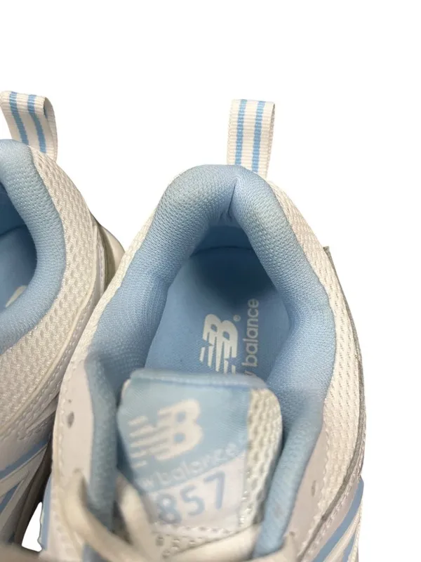 New Balance 857 wms white baby blue low top sneakers sz 9D SKU 10-370 - Image 10