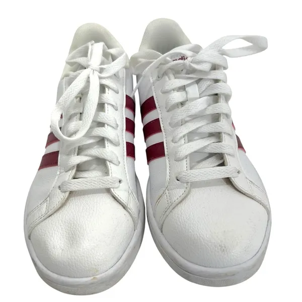 Adidas Unisex Cloudfoam Ortholite Advantage Red Stripe Sneakers - Image 10