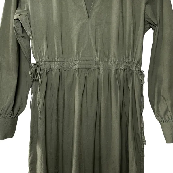 Rails‎ Maple Olive Smoke Midi Dress Smocked Waist Boho Cottagecore Chic Size S - Image 9