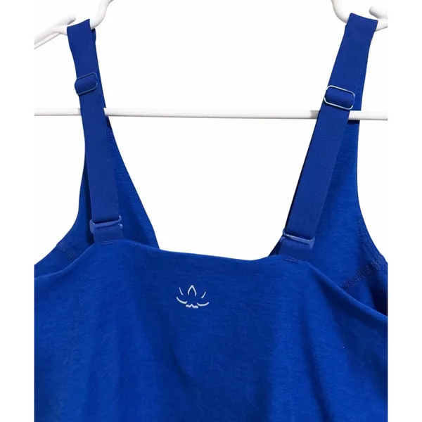 Beyond Yoga Spacedye‎ Good Day Cropped Tank Marine Blue Heather Size Small - Image 4