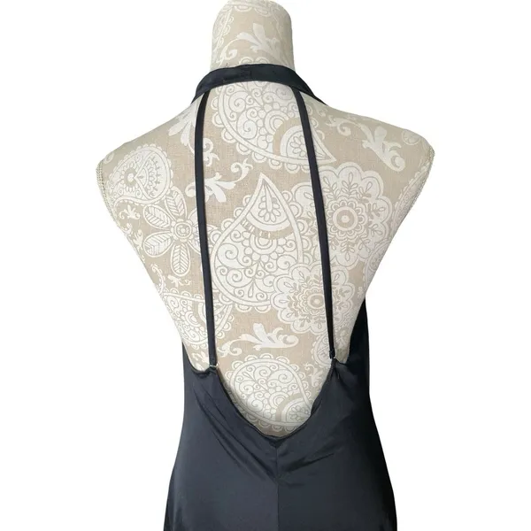 Indie Sleaze Fairy Grunge Y2K Slinky Satin Halter Cowl Tunic Top VS Very Sexy M - Image 6