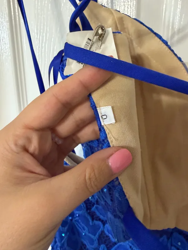 Prom Dress Blue Size 0 - Image 4