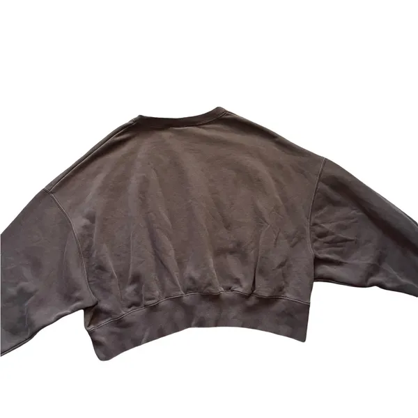 Nike Phoenix Fleece Oversized Center Swoosh Sweatshirt Brown Small - Image 3