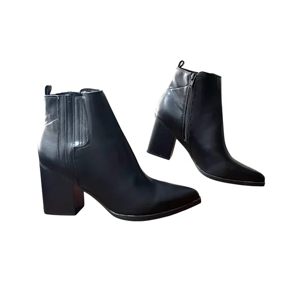 Indigo Rd. Western Boots Womens 10 Black Ankle Booties Block Heel Rodeo Festival - Image 11