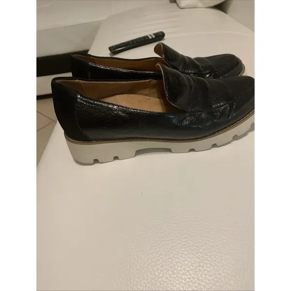 Vionic Kensley Women's Sz 7.5 Shoes Black Patent Leather Slip On Loafers - Image 3