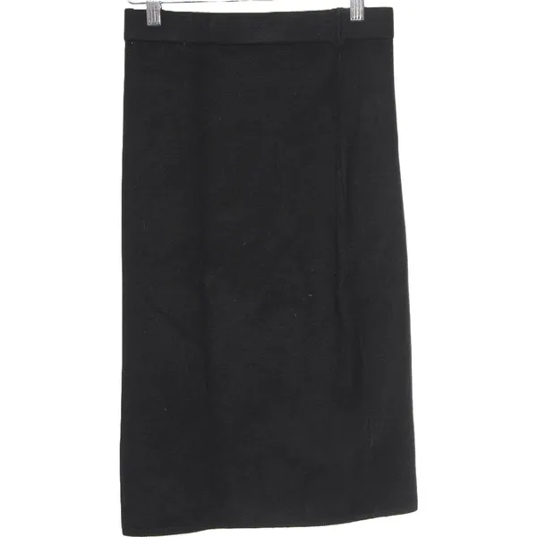 Womens Abercrombie & Fitch Black Midi Pencil Skirt With High Cut Slit Size XS - Image 2