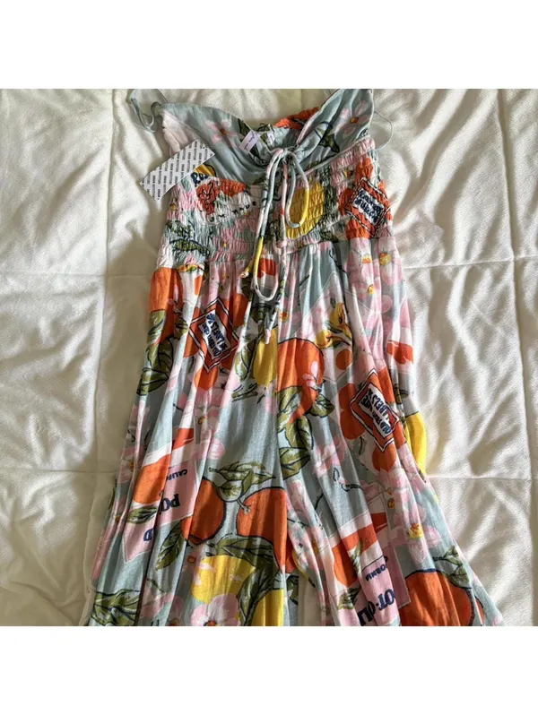 Urban Outfitters Women's Multi and Yellow Jumpsuit - Image 2