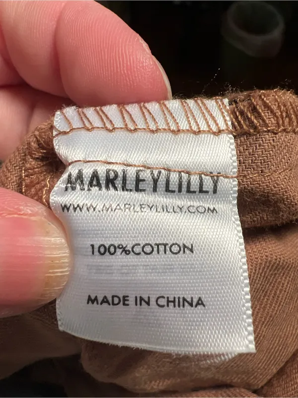 MarleyLilly Women’s Size XL Mini Skirt Tan Black‎ Animal Print Zip Side Cotton - Image 8