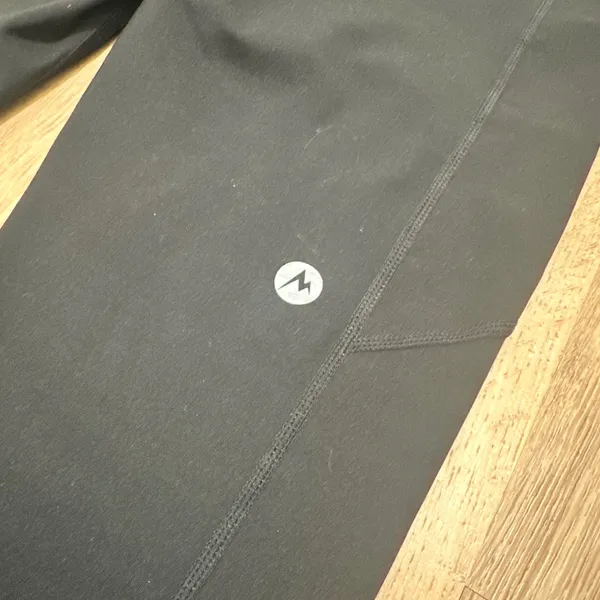 Marmot | Women's Black‎ Gray Athletic Workout Capri Cropped Leggings, Size L - Image 6