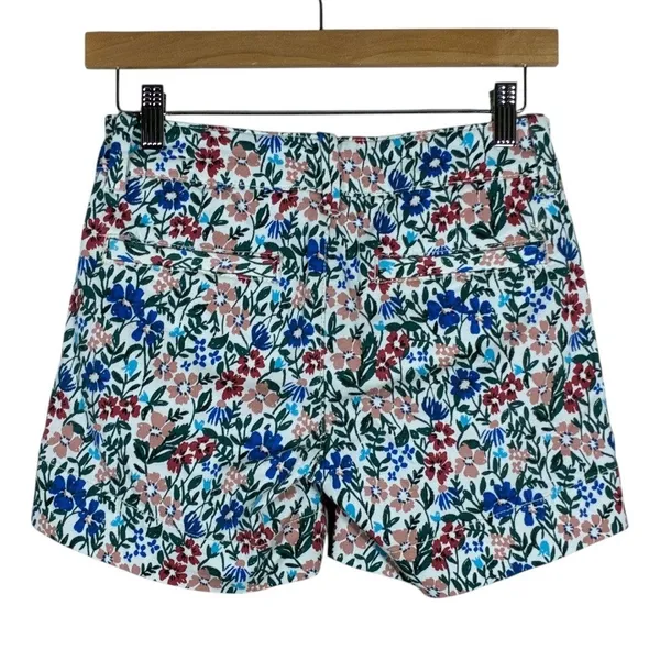 American Eagle Super Stretch Floral Print Shorts Multi-Color Boho Size 0 - Image 5