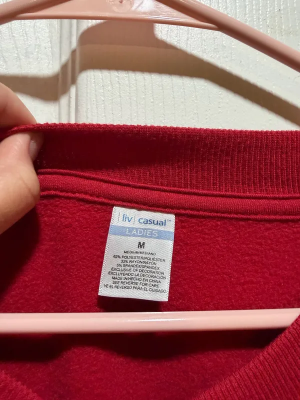 Alabama Sweatshirt Red Size M - Image 2