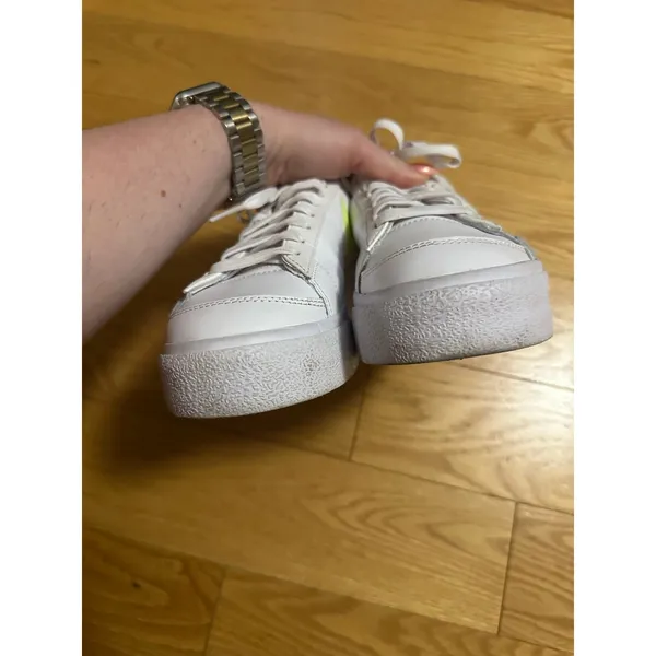 Nike Blazer Low Platform " White/Black/Light Lemon Twist" Size 8.5 - Image 6