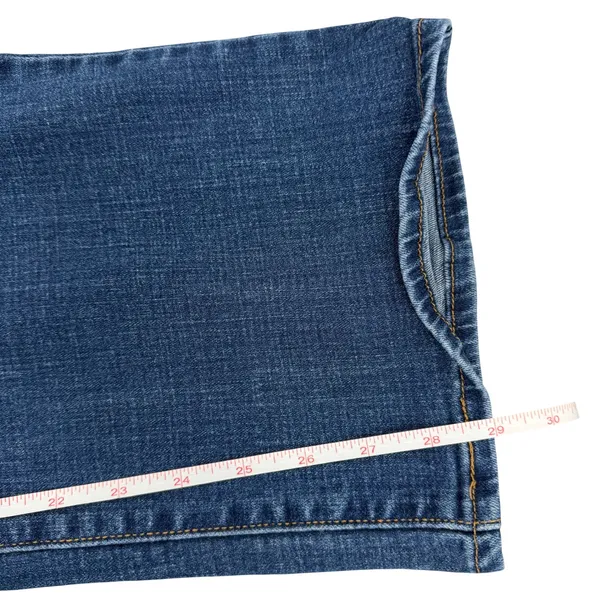 Levi's 414 Classic Straight Jeans Women 24W Blue Excellent Stretch Denim Classic - Image 11