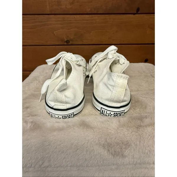All Sport White canvas Sneakers Sz 43 (12.5)NWOT - Image 3