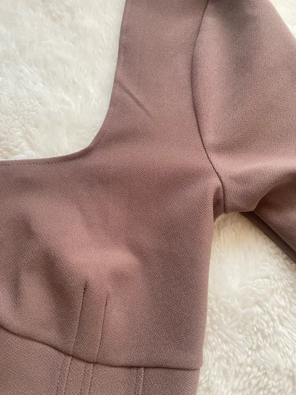 Abercrombie Cropped Long Sleeve Top - Image 2