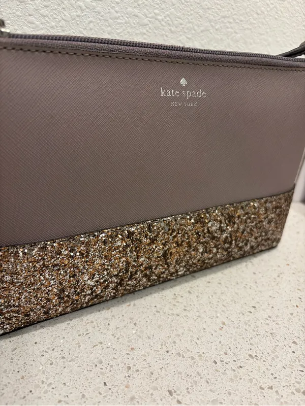 Kate Spade Greta Court Ramey Cityscape Glitter Crossbody Bag Women’s Purse EUC - Image 4