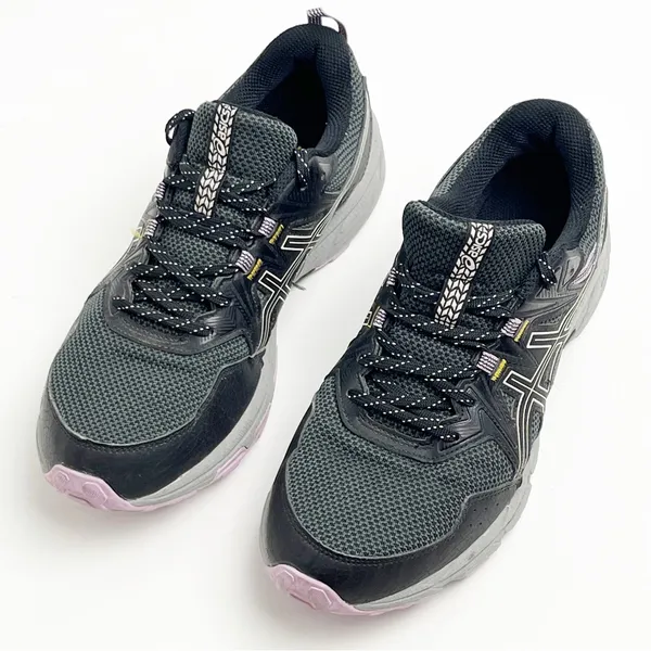 ASICS Gel Venture 8 Black Purple Athletic Trail Running Hiking Tennis Shoes 10 - Image 10