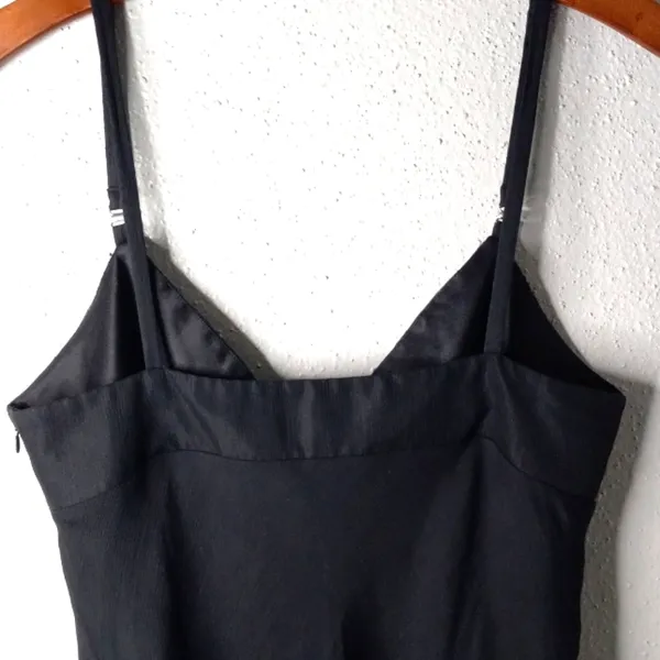 Laundry by Shelli Segal L Silk Satin Nautical Sleeveless Scarf Top - Image 10