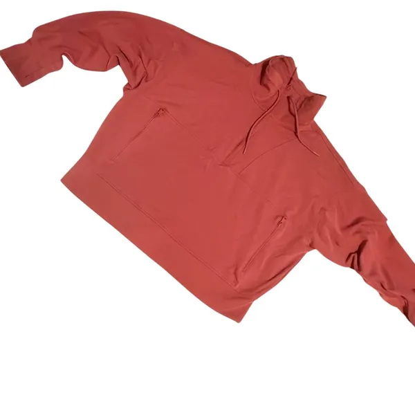 Old Navy Active Dynamic Fleece Half Zip Sweatshirt Terra cotta Thumbhole Plus 3X - Image 4