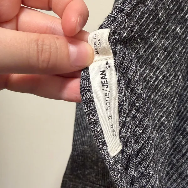 Rag + Bone Jean Knot Back Tee Size Small - Image 3