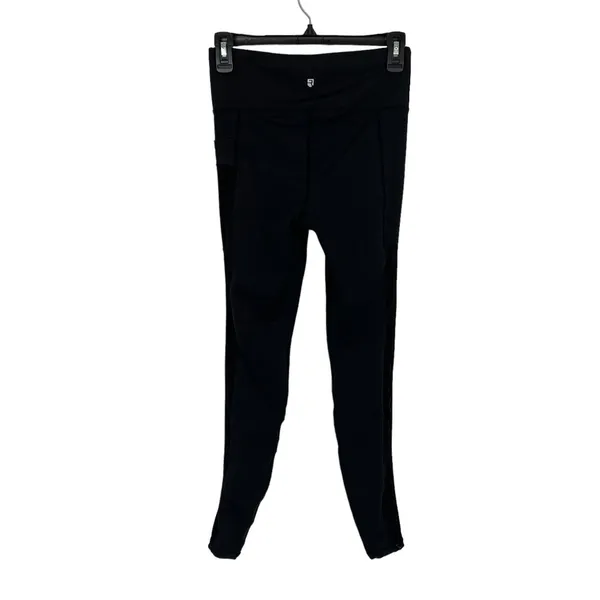 Black Lace Leggings Small Stretch Gothic Romantic Night‎ Out - Image 4