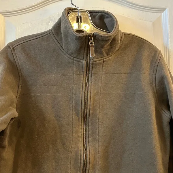 Columbia‎ Sportswear Women's Fleece Full Zip Jacket Brown Size Medium - Image 7