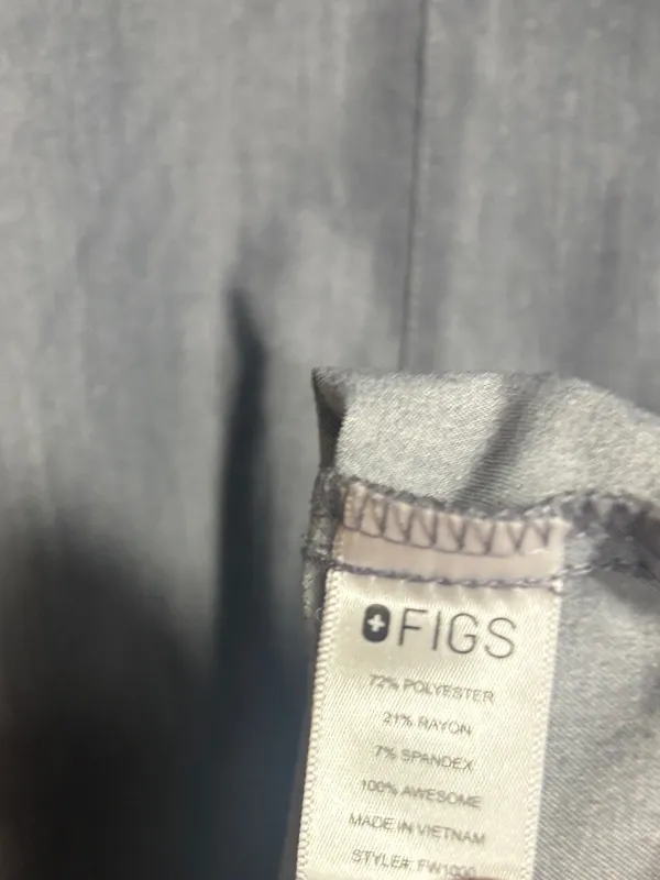Figs gray technical collection scrub top size small - Image 6