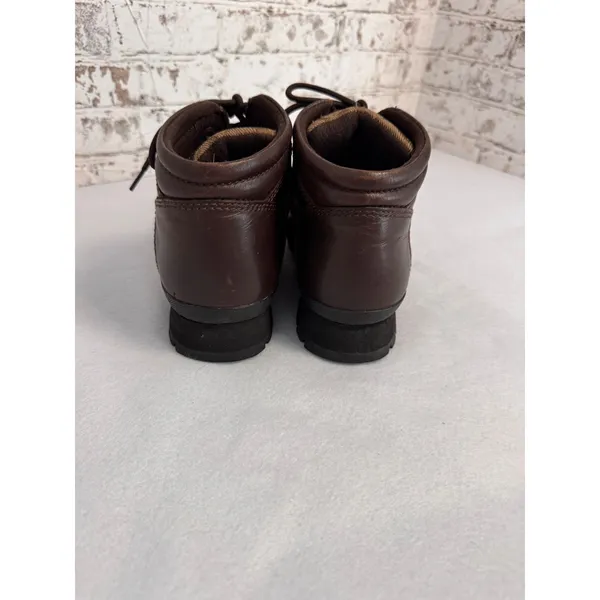 Coach Womens Hannah Brown Leather Signature‎ Monogram Canvas Hiking Ankle Boots - Image 8