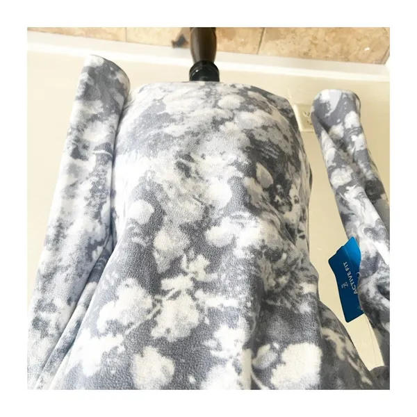Columbia Active Fit Artic Air Fleece NWT Flannel Pullover Size Medium Grey Camo - Image 6
