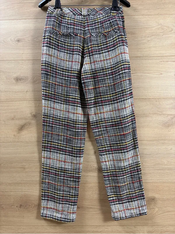 Free People Retro Plaid Pants Size 0 - Image 6