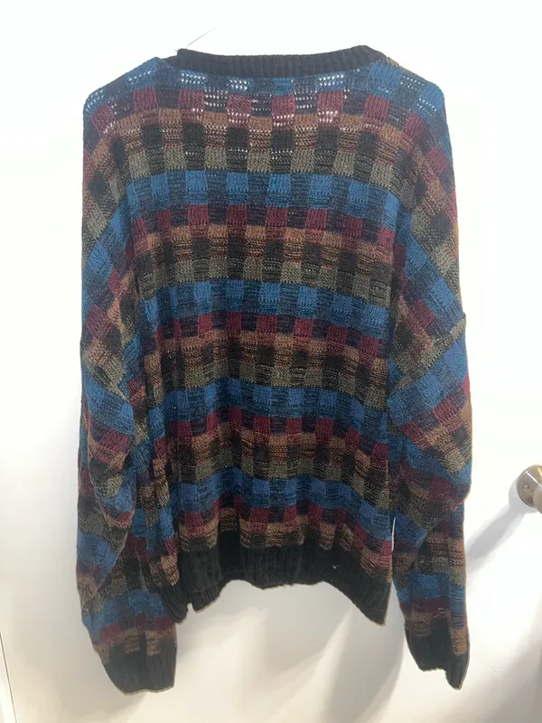 Dockers Vintage Checkered Sweater - Image 4