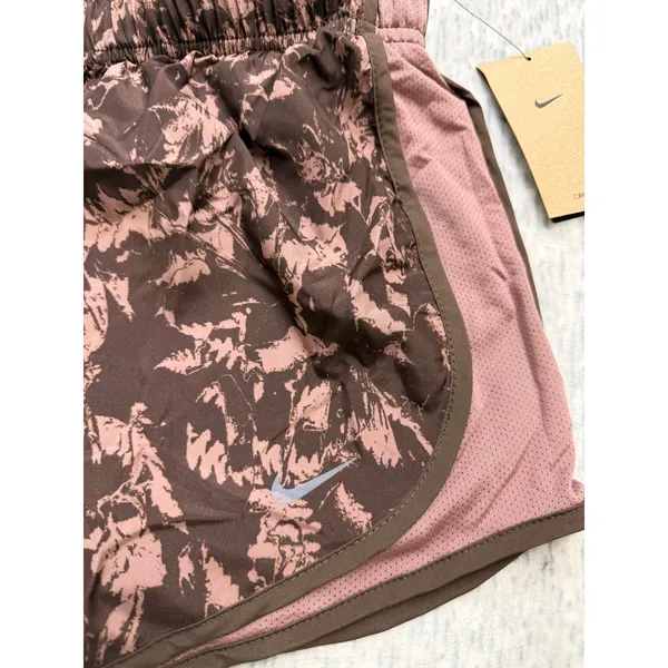 Nike Womens Dri-FIT Running‎ Shorts Brown Mauve Abstract FZ3482-208 XS NWT - Image 3