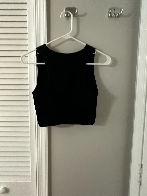 Aerie Ribbed Tank Crop - Image 2