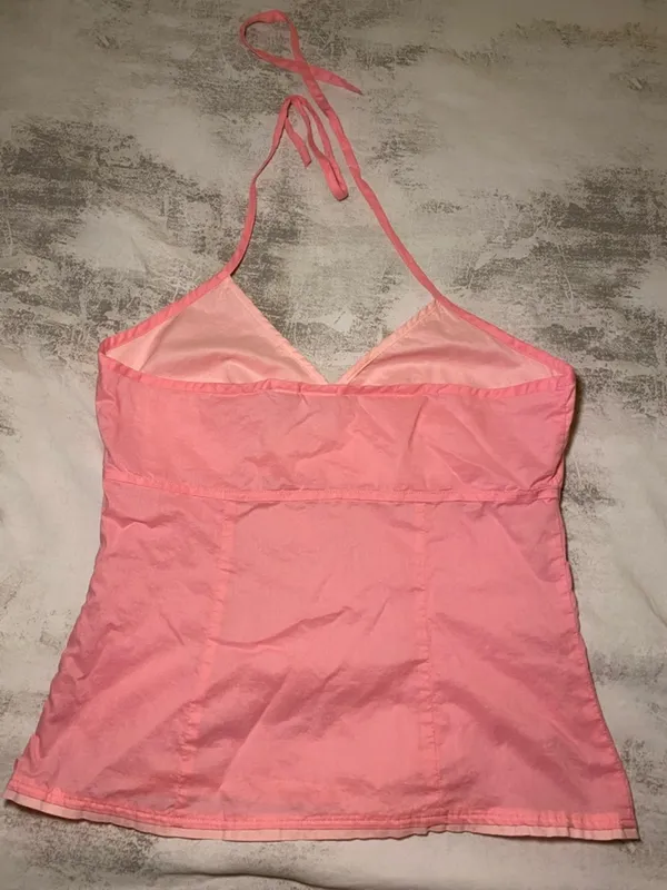 Tilt Halter Babydoll Tank Top - Image 5