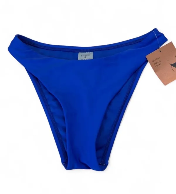 Shade & Shore blue bikini bottoms size S (4-6) #swimwear #beachwear - Image 2