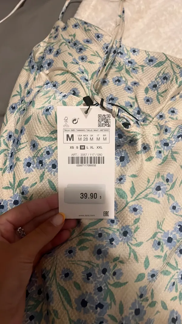 ZARA Patterned Dress - Image 5