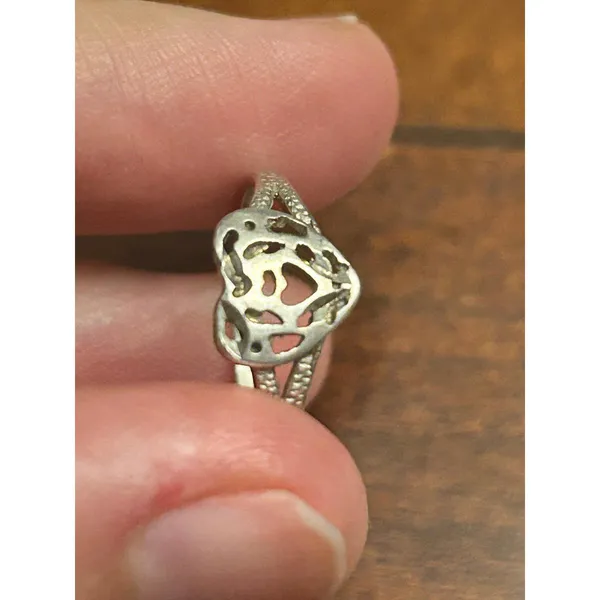 ring band 925 sterling silver size 6 1.17g g37 - Image 5