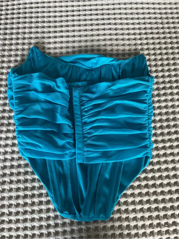 Tic Toc Blue corset top - Image 2