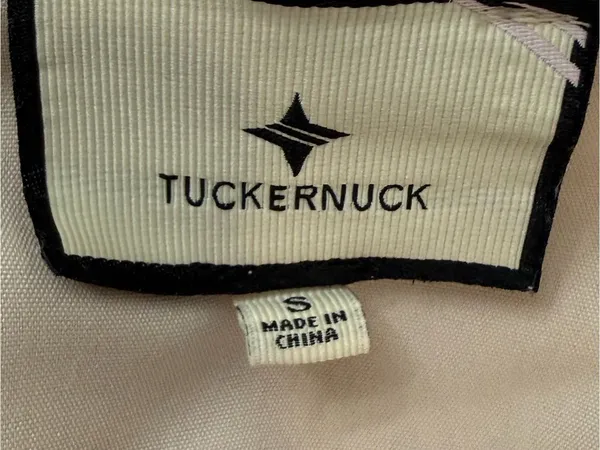 Tuckernuck Tan Crochet Sofía Shirt Size Small - Image 5